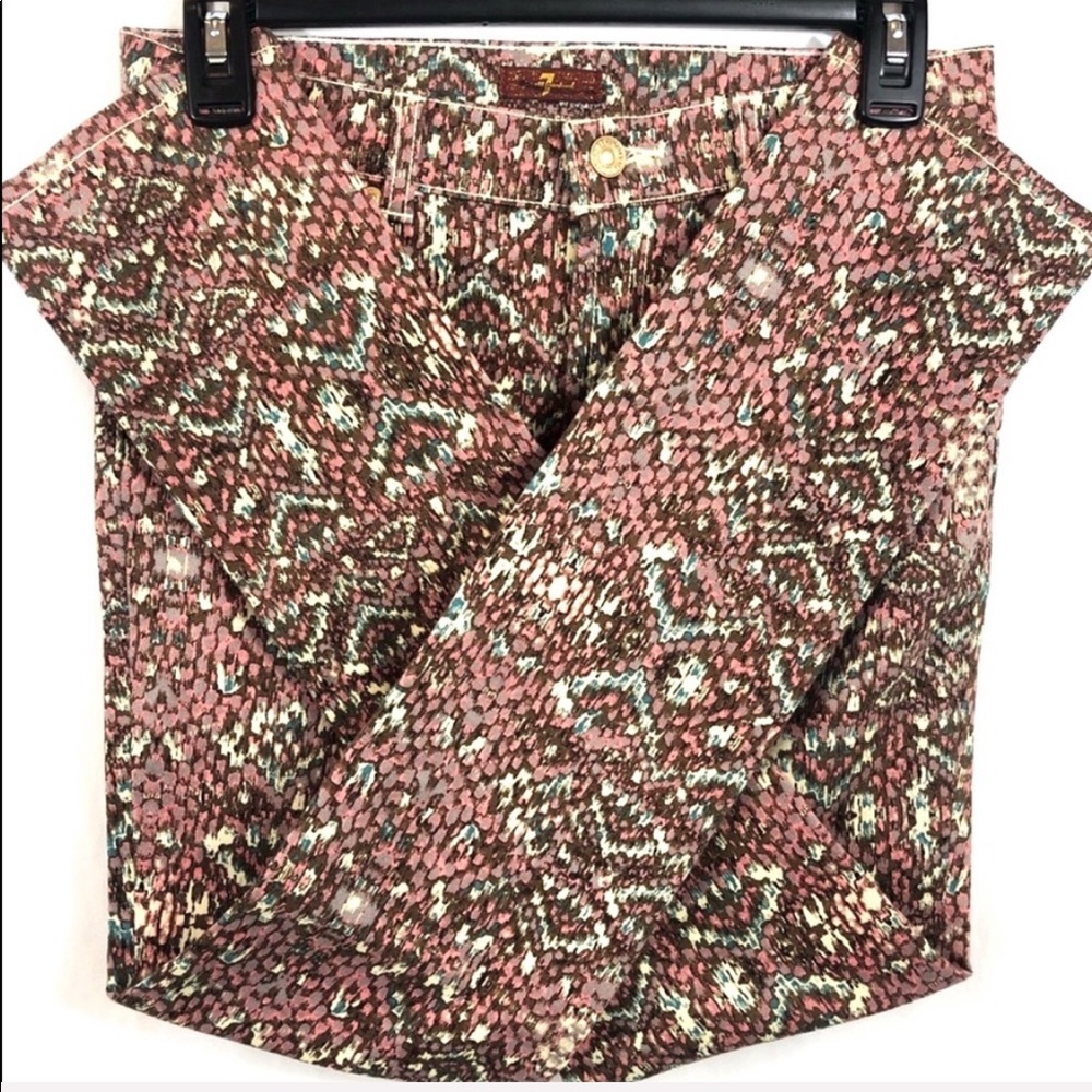 7 For All Mankind snake print pants - Picture 2 of 7